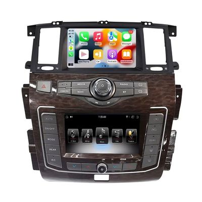 8inch Android 14 Car Stereo Radio Upgrade for Nissan Patrol Y62 2010-2020 Auto Stereo Multimedia Player GPS Navigation Wireless CarPlay Android Auto Touch Screen 4+64G