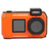 65MP 4K Dual Screen Camera Autofocus 2500mAh for Snorkeling Diving Beach Activities (Orange) view 3
