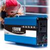 1500W Pure Sine Wave Inverter -12V/24/V/48V/60V T- 120V AC Converter with USB LCD Display Screen, Suitable for Use During Vacations, Business Trips(Size:60V to 120V) view 1