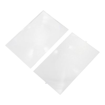 CALLARON 90x140mm High Definition Fresnel Lens for Projectors Optical Experiment Tool 2-Piece Set Enhanced Light Transmission Suitable for Home and Educational Use