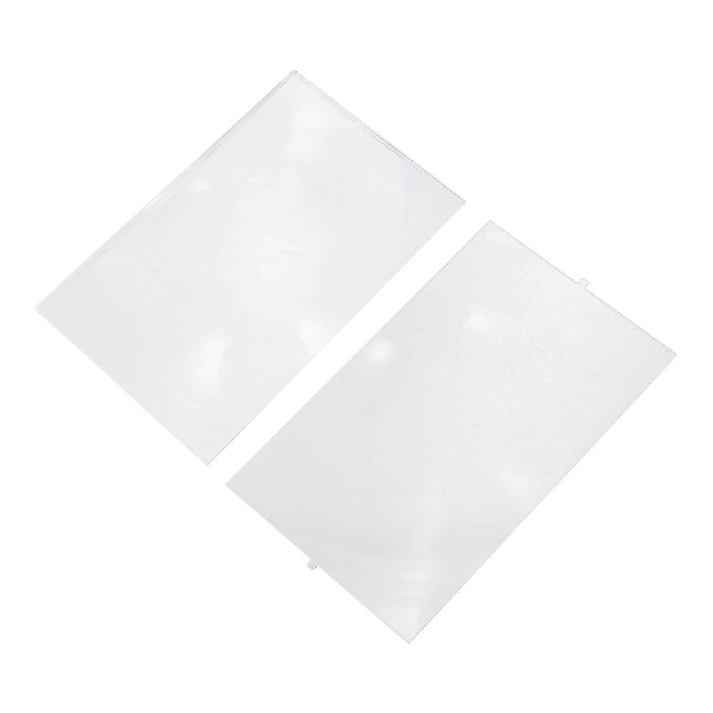 CALLARON 90x140mm High Definition Fresnel Lens for Projectors Optical Experiment Tool 2-Piece Set Enhanced Light Transmission Suitable for Home and Educational Use