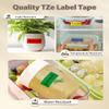 24mm 0.94 Laminated TZ Tape Clear/White/Red/Blue/Yellow/Green Compatible with Brother P Touch Label Tape 1" TZe-251 151 451 551 651 751 for PTouch D600 E500 P700 P710BT D410 D460BT D610BT, 6-Pack view 3