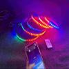 6PCS 8" Audio - Visual Magic - Packed LED Speaker Rings - Ideal for Cars, Trucks & Sandtoys - Mesmerizing Dreamy Color Chase, Accurate Music - Sync, Hassle - Free Installation view 2