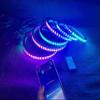 6PCS 8" Audio - Visual Magic - Packed LED Speaker Rings - Ideal for Cars, Trucks & Sandtoys - Mesmerizing Dreamy Color Chase, Accurate Music - Sync, Hassle - Free Installation view 3