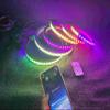 6PCS 8" Audio - Visual Magic - Packed LED Speaker Rings - Ideal for Cars, Trucks & Sandtoys - Mesmerizing Dreamy Color Chase, Accurate Music - Sync, Hassle - Free Installation view 4