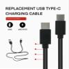 Replacement USB C charging cable compatible with charging cables for Skullcandy Indy Evo/Push Ultra/Fuel/ANC/Sesh/Hesh Evo headsets and Jabra Elite 75t/85t/85h/Active 75t/3/4/7/7 Pro headsets(5FT) view 3