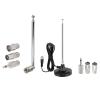 FM Telescopic Antenna Kit F Type Radio Replacement Antenna and Strong Magnetic Base Telescopic FM Radio Antenna view 1
