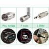 FM Telescopic Antenna Kit F Type Radio Replacement Antenna and Strong Magnetic Base Telescopic FM Radio Antenna view 3