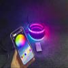 2PCS 6.5" Superb Dream Color Chasing LED Speaker Rings - Audio - Visual Chameleons for Cars/Trucks/Sandtoys - Responsive Music - Sync & Extremely Easy Install view 2