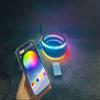 2PCS 6.5" Superb Dream Color Chasing LED Speaker Rings - Audio - Visual Chameleons for Cars/Trucks/Sandtoys - Responsive Music - Sync & Extremely Easy Install view 3