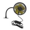 Alipis 12v Fan USB Interface Truck Bus Fan Rear Backseat Vehicles Circulation view 1