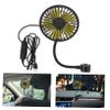 Alipis 12v Fan USB Interface Truck Bus Fan Rear Backseat Vehicles Circulation view 4