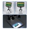 9'' HD LCD Digital Microscope 1600X Magnification, 1080P Video Microscope with Metal Stand & 8 LED Lights, 12MP HD, USB Compatible view 4