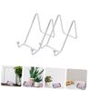 Alipis 2pcs Sturdy Wrought Iron Phone Display Rack Cellphone Rack Decorative Craft Stand Desk Ornament view 4