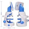 Microscope Kit Portable 2000X Biological Microscope Top Bottom LED Light 4.3 Inch Screen Illuminated Experiment Tools Microscope Lens Adapters view 2