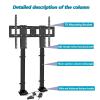 Telescopic Electric TV Lift - LCD TV Floor Stand - Electric TV Mount, Motorized TV Mount Lift With Remote Control, Dual Motor Lift Stroke 130cm/51.1inch, For 55-100/55-120inch TVs(55-120inch TV) view 3