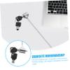 DIYEAH 2sets Laptop Locking Cable Keyed -Theft Security Cable Lock for Notebooks Monitors and Tablets Wire Easy Installation and Lightweight Design view 4