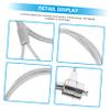 Angoily 2sets Laptop Lock Portable Keyed -Theft Security Cable Lock Rotatable Design -Theft Cable Fit for Laptops Desktops and view 3