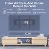 in Wall Cable Management Kit for Mounted TV & Soundbar - Cord Hider For Wall Mount TV - Powers Media Devices & Hides All Cables - Include Circle Saw & Drywall Saw, TV Cable Hider Wall Kit Easy Install view 2