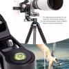 Heavy Duty Tripod Gimbal Head, Aluminum Alloy 360 Panorama Gimbal with for Standard Quick Release Plate and Bubble Level, with 1/4 inch and 3/8 inch Screws view 4