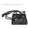 USB3.2 GEN1 Type C Floppy Drive Front Panel, 6 Ports with 2 USB3.0, USB C, HD Audio, SD/TF Reader, 19Pin Front Panel Adapter for WinXP/7/8/10/11/2003, OS X, Linux view 2
