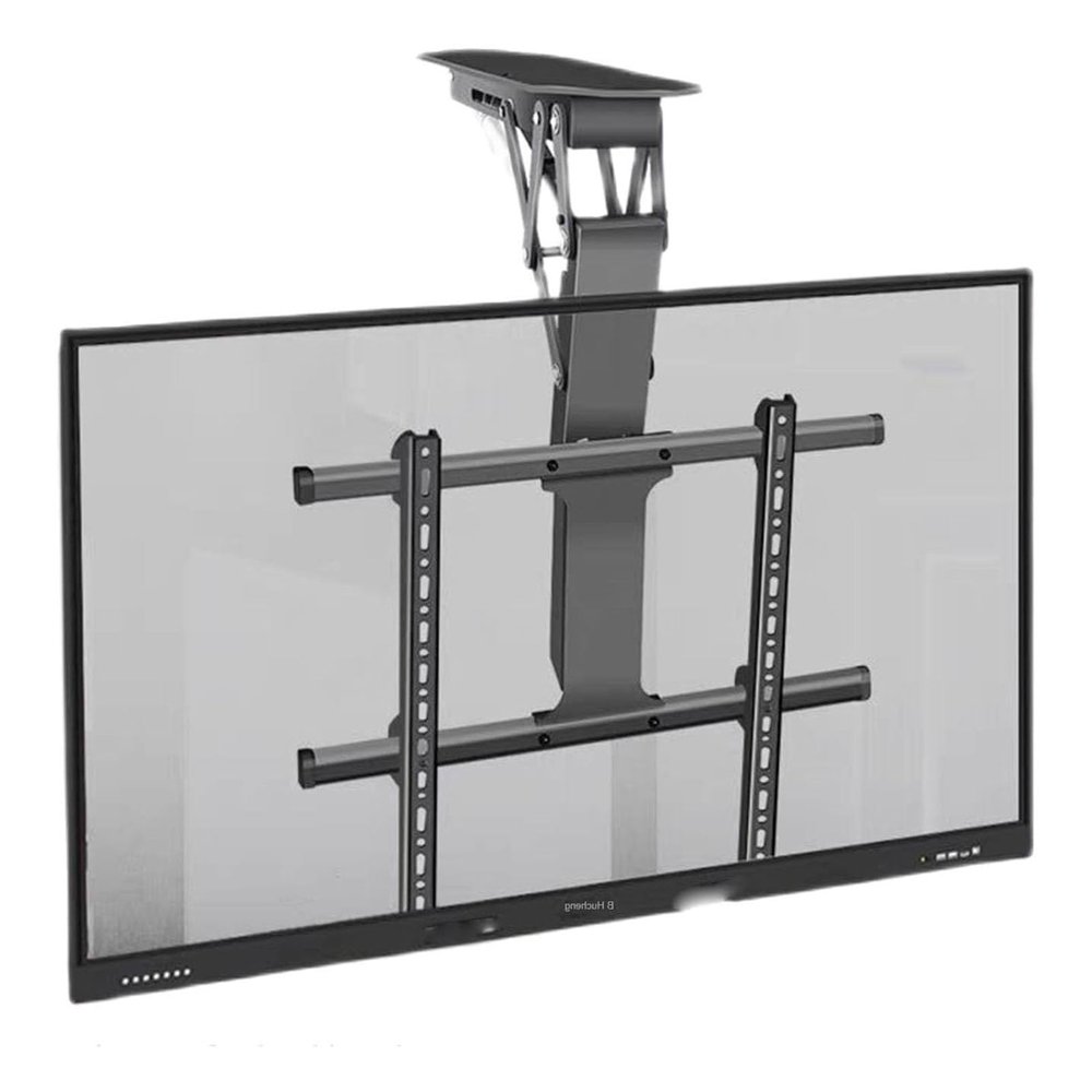 LIUZQWAED Ceiling TV Mount - Motorized Ceiling TV Mount, Hidden Drop Down TV Lift, Telescopic Electric TV Lift with Auto Lifting, Fits 32-70 Inch TVs Motorized TV Stand, 0-85 Flip Down