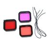 3pcs Waterproof Diving Protective Filter Lens Cover Set Cameras for Underwater Photography Enhanced Glare Reduction view 1