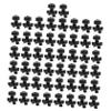 ABOOFAN 50 Sets Professional Cage Nuts Assorted Hardware Nuts and Screws Server Rack Screws x 16 Zinc Plated view 1