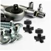 ABOOFAN 50 Sets Professional Cage Nuts Assorted Hardware Nuts and Screws Server Rack Screws x 16 Zinc Plated view 2
