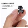 ABOOFAN 50 Sets Professional Cage Nuts Assorted Hardware Nuts and Screws Server Rack Screws x 16 Zinc Plated view 3