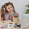 100Pcs Butterfly Stickers,Waterproof Butterfly Stickers Sticker for Water Bottle Laptop Phone Cases Planner Skateboard Luggage Helmet Party Favor Decor,Ideal for Adults Teens Teacher Rewards C3K811G view 4