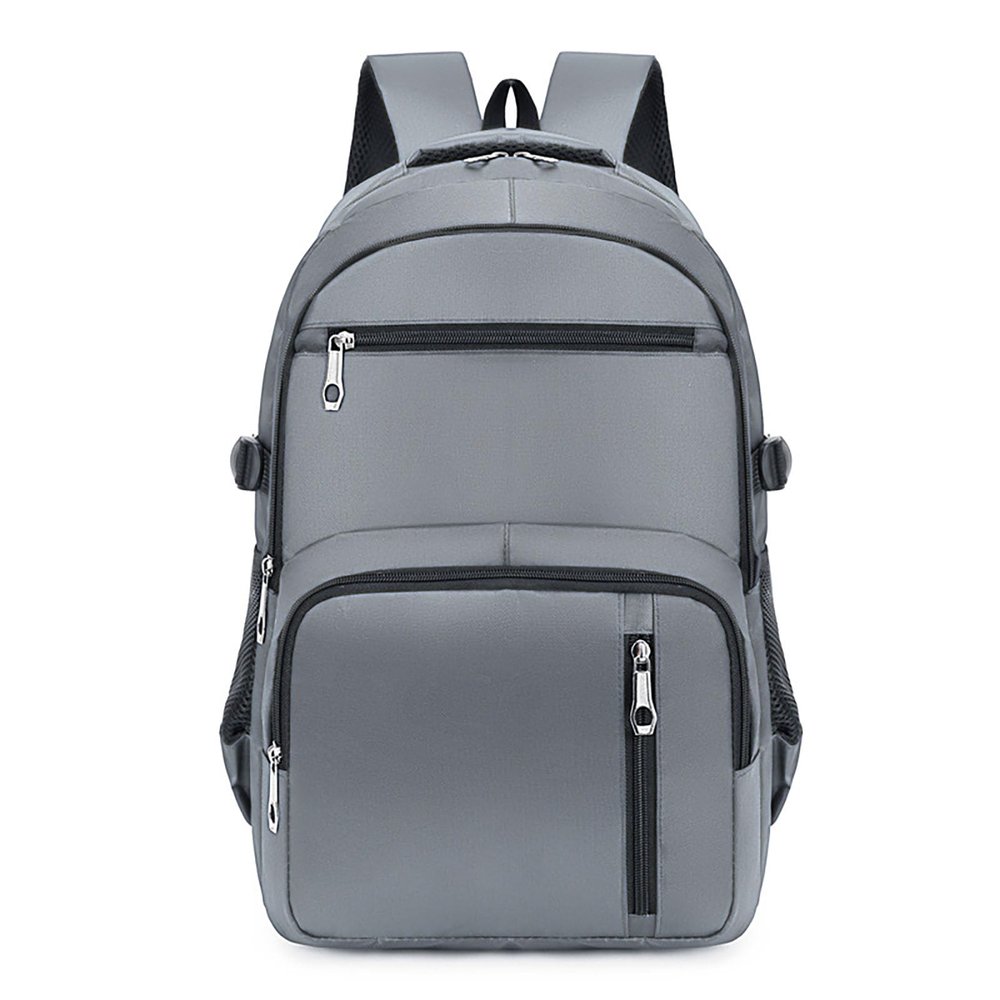 BAGFSHET Waterproof Lightweight Business Laptop Backpack Travel Backpack Book Bag College Backpack Fits 15.6 Inch Laptop (Grey)