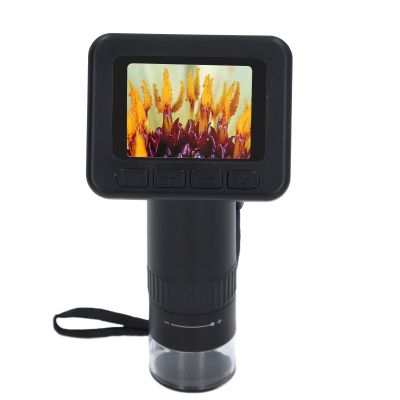Handheld Digital Microscope and Magnifying Glass, 1000X Zoom, 2 IPS Screen, USB PC Connection, 8 Adjustable LEDs for Clear Viewing