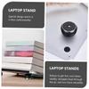 Angoily Adjustable Stand Portable Black Stand for Desk Cooling Pad Washable Design view 2