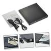 Angoily USB Optical Drive Recorder Cd Burner External Cd Drive External DVD Drive Rw Optical Drive Cd Writer Black view 2