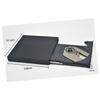 Angoily USB Optical Drive Recorder Cd Burner External Cd Drive External DVD Drive Rw Optical Drive Cd Writer Black view 4
