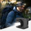 1080P HD Head Mounted Action Camera, Adjustable 45 Degree, Intelligent Sensing LED Headlamp, Robust MP4 Recording, Hand Gesture Control, Head Mounted Wearable Video Camera view 2