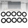 18PCS Speaker Sealing Rings, Shockproof Anti Slip Car Speaker Enhancer with Noise Reducing, 3.0in Outer & 1.9in Inner Diameter, DIY Accessory Repair Parts view 2