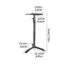 JOMRTS Audio Rack Audio Stand Lifting Tripod Metal Floor Surround Desktop Stand Multimedia Stand Suitable for Surround Sound and Bookshelf Speakers Media Cabinet (A Color B2) view 2