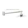 JOMRTS Projector Mount Projector Mount Wall Projector Ceiling Mount Extending Ceiling Projector Mount Height Adjustable Projection White Ceiling Mount with Tray view 2