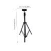 TEHAUX Portable Projector Tripod Stand Easy Setup Suitable for Outdoor Use Versatile Mounting view 2