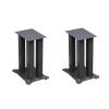 JOMRTS Audio Rack All-Metal Speaker Stand Audio Bracket Bookshelf Desktop Home Theater Iron Surround Floor Stand Media Cabinet (A Color 60CM) view 1