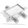 Mipcase 2-Way Cable Splitter for Satellite and Cable -2400MHz Digital Splitter RG6 Compatible Easy Installation for Home Entertainment Systems view 4