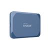 Crucial X10 4TB Portable SSD, Up to 2,100MB/s, USB 3.2 USB-C, External Solid State Drive, Compatible with Windows, Mac & Android, Durable Storage for Games, Photos & Files, Blue - CT4000X10SSD9-02 view 1