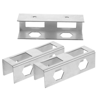 NUOBESTY 3pcs Under Desk Laptop Holder Bracket Portable Laptop Mount for Office Space-Saving Design and Lightweight Under Desk Storage