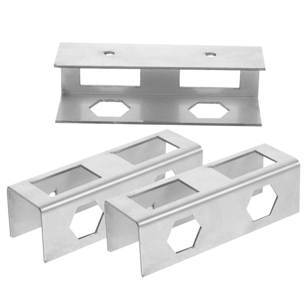 NUOBESTY 3pcs Under Desk Laptop Holder Bracket Portable Laptop Mount for Office Space-Saving Design and Lightweight Under Desk Storage