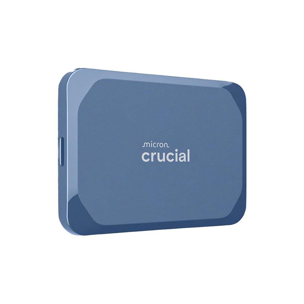 Crucial X10 8TB Portable SSD, Up to 2,100MB/s, USB 3.2 USB-C, External Solid State Drive, Compatible with Windows, Mac & Android, Durable Storage for Games, Photos & Files, Blue - CT8000X10SSD9-02