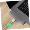 DIYEAH 20pcs Self-Adhesive Wire Clamp Organizers Desk Cable Clips Cord Covers for Wires Floor Holder view 3