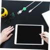 DIYEAH 20pcs Self-Adhesive Wire Clamp Organizers Desk Cable Clips Cord Covers for Wires Floor Holder view 4