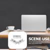 DOITOOL 3pcs Under Desk Laptop Holder Mount Stand for Space-Saving Laptop Storage Sleek Design for Office Home Study and Living Room Use view 2
